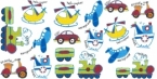 Zobrazit detail zboží: Samolepky Transport 36 ks (Samolepky na zeď)