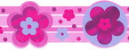 Zobrazit detail zboží: Bordura-DIVA DAISY GIRLS PINK (Bytové dekorace)